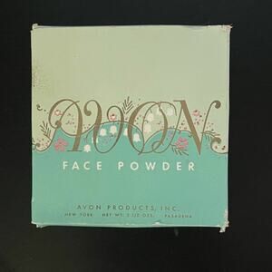 Vtg NIB Avon Face Powder w/ Original Box - "Natural" - Still Sealed - 1950-1960s